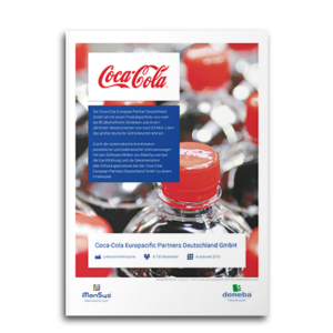 Referenzflyer Coca Cola